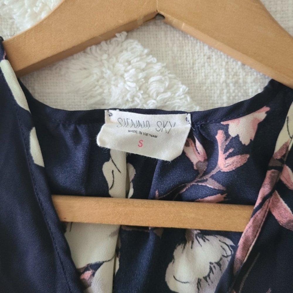 Sienna Sky Floral Wrap Dress - Picture 4 of 4